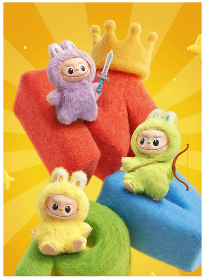 Pop Mart Labubu Pin for Love Series Blind Box (N-Z) Blue